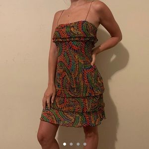 Diane Von Furstenburg 100% Silk Slip Dress